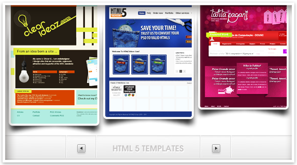 Personal Website Templates Free Download Html5 With Css3 Menu