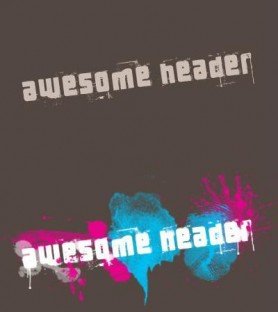 Creating a fading header