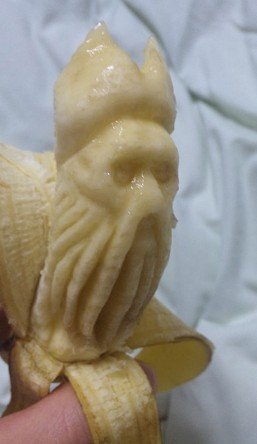 banana carving