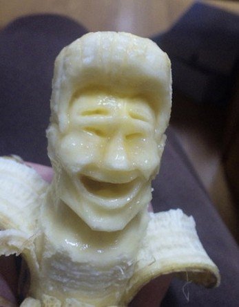 banana carving