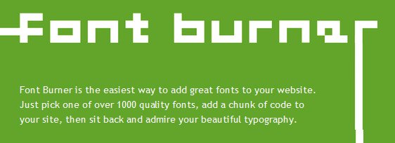 font burner