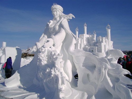 snow sculpture
