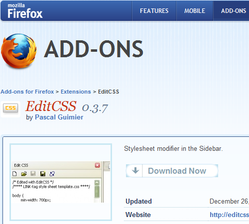 EditCSS
