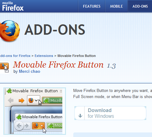 Movable Firefox