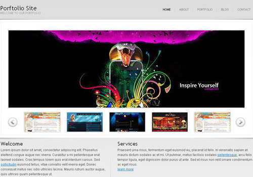 Portfolio Web Template Portfolio Web Template