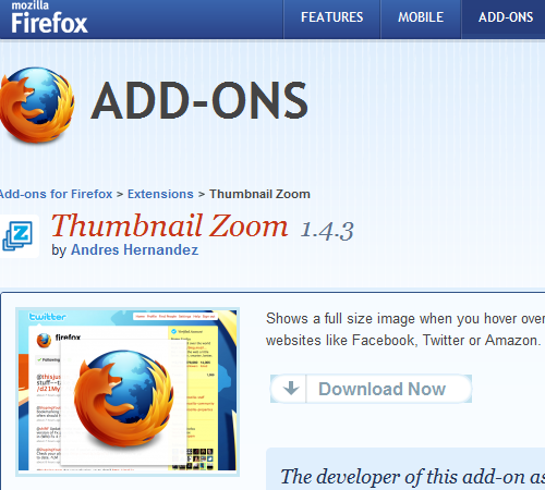 Thumbnail Zoom