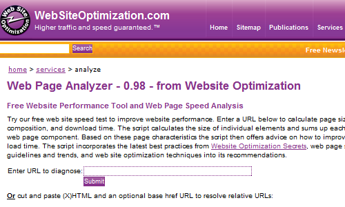 Web Page Analyzer