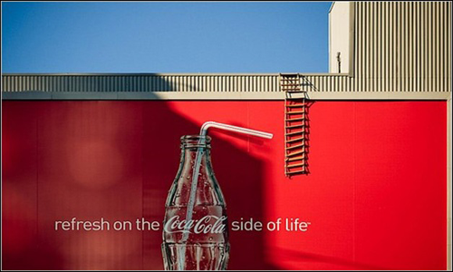 Rope Ladder Coca Billboard