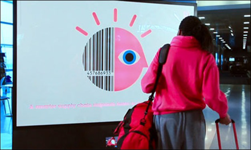 IBM’s color sensitive interactive billboards