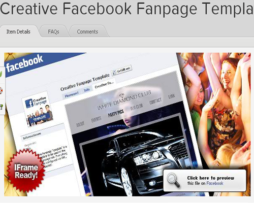 Facebook Skins and templates