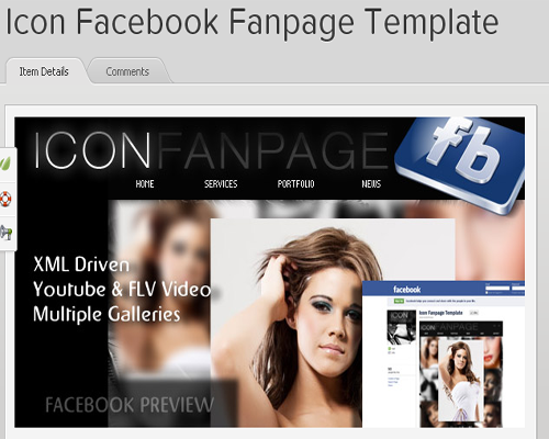 Facebook Skins and templates