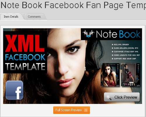Facebook Skins and templates
