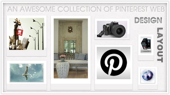 An Awesome Collection of Pinterest Web Design Layout