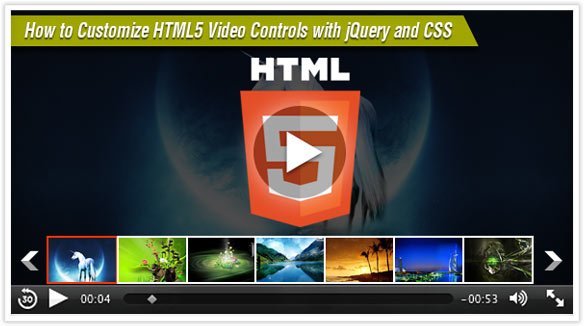 How to Customize HTML5 Video Controls with jQuery and CSS