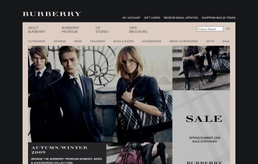 burberry online shop