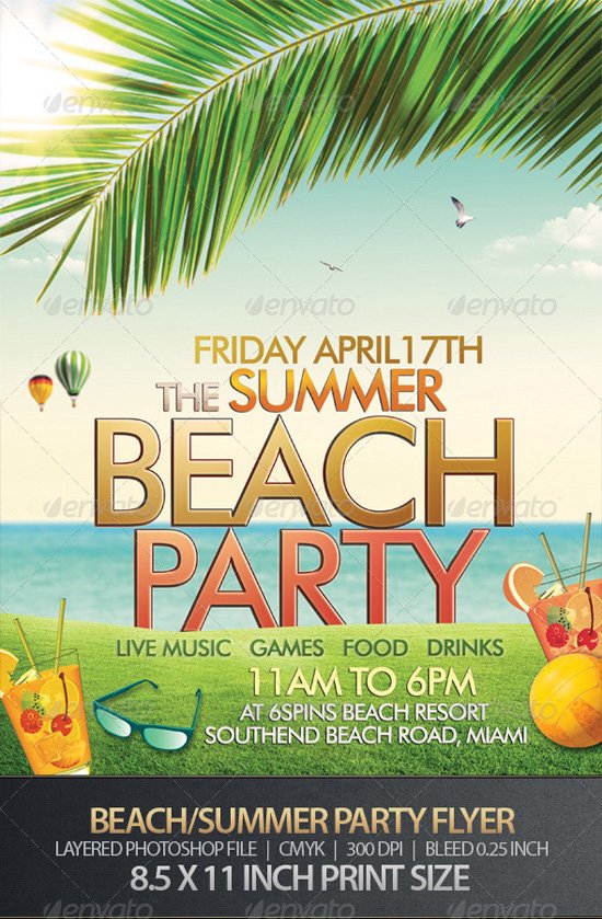 party list templates