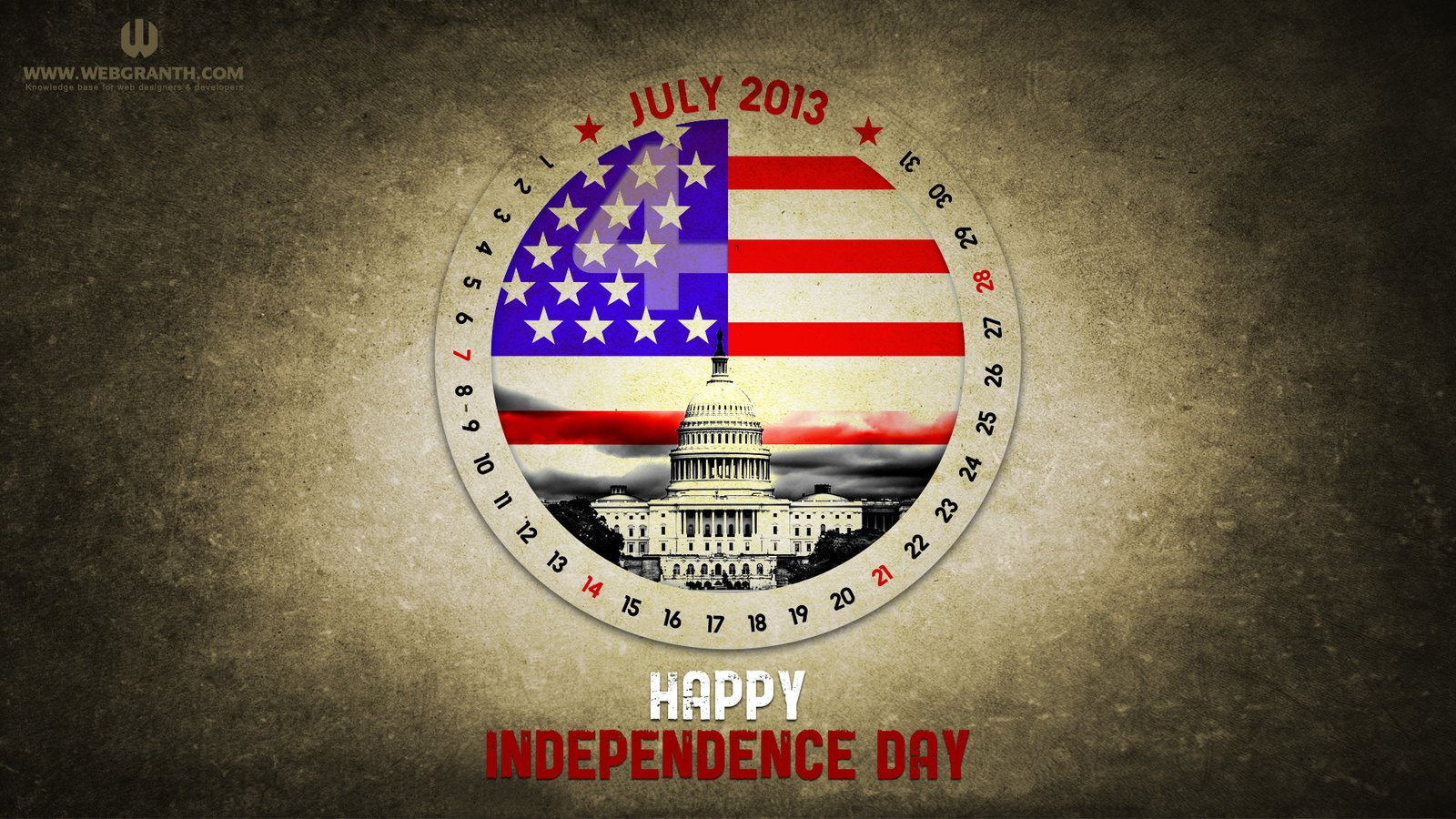 July Calendar Themes