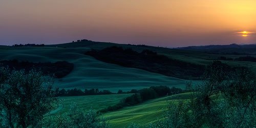 Sunset in Tuscany Sunset in Tuscany