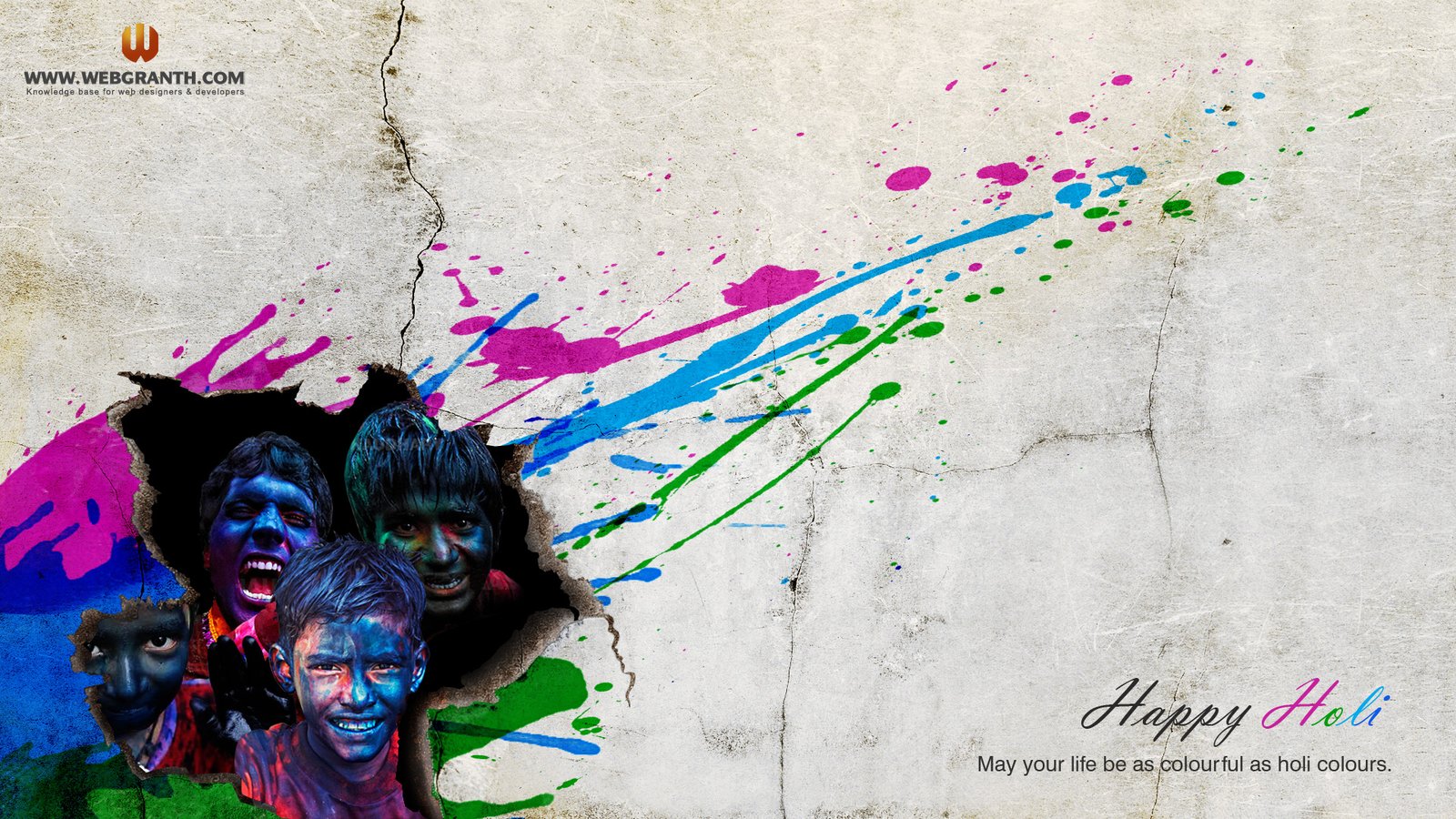 Motivational Holi 2013 Wallpaper Motivational Holi 2013 Wallpaper