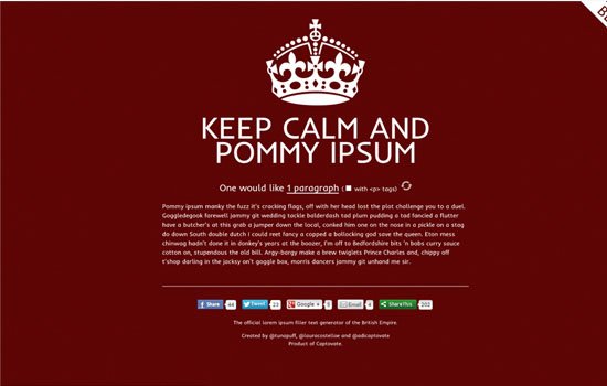 POMMY IPSUM