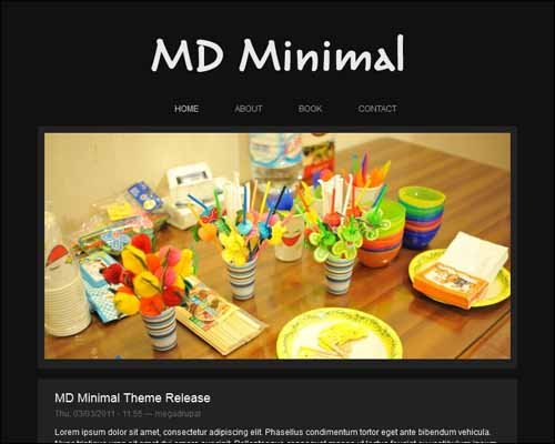 MD Minimal Free Drupal Theme