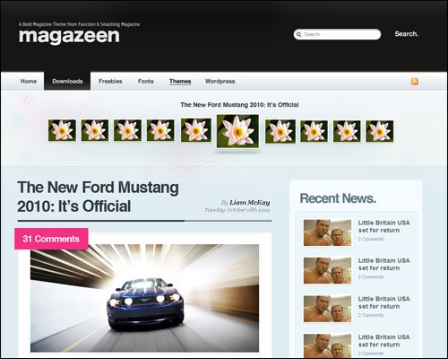 Magazeen Free Drupal Theme
