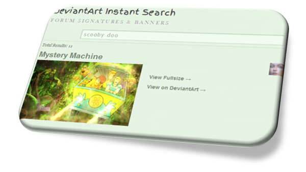 DeviantArt API Instant Search App