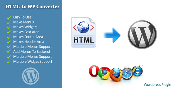 HTML to WordPress Converter