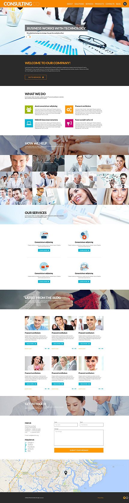 Corporate WordPress Theme