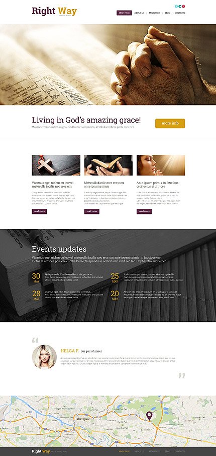 Religious WordPress Theme