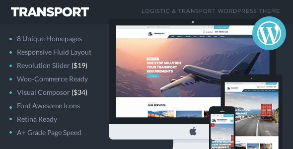 Transport WordPress Theme