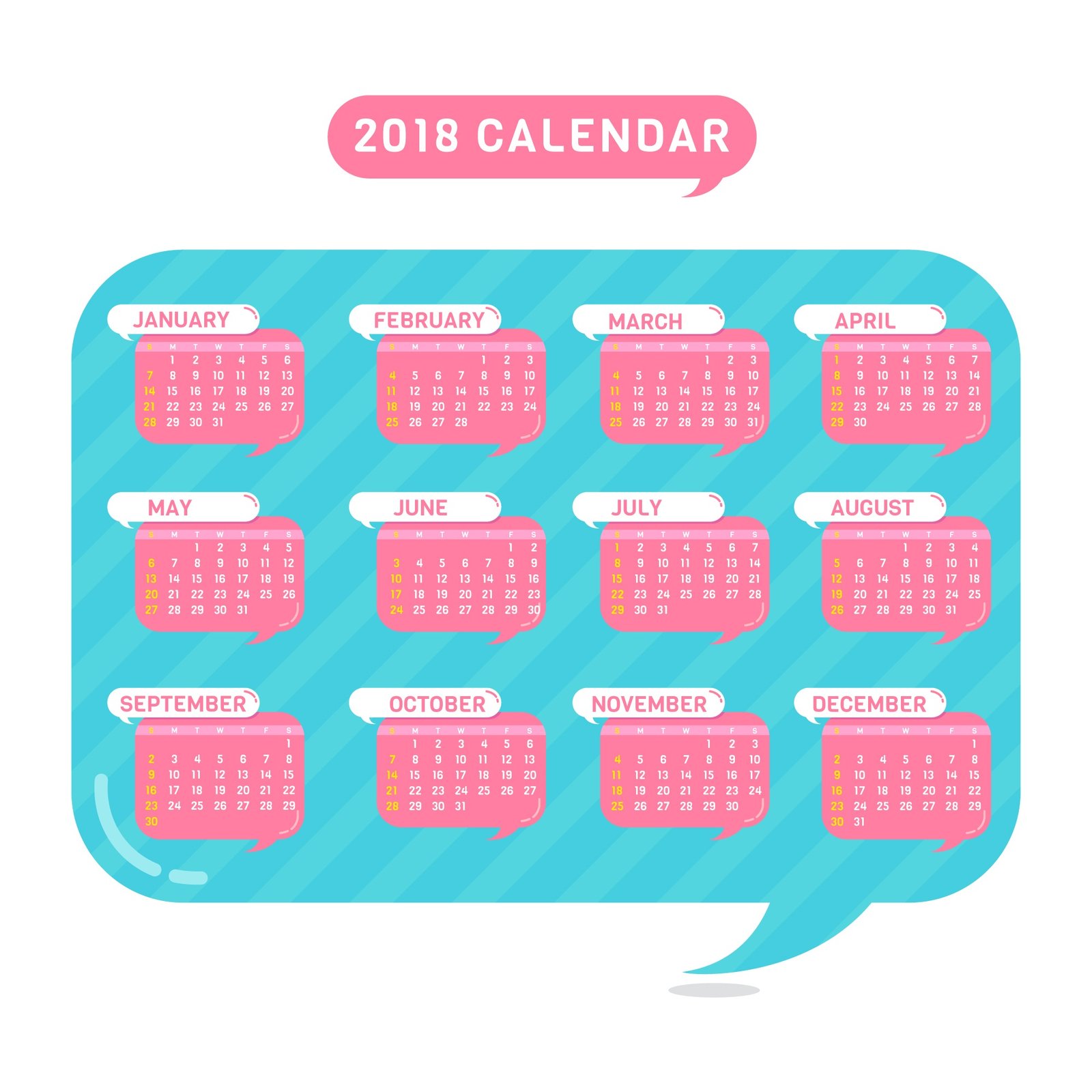 Desktop Calendar Wallpaper 2018 : Year calendar wallpaper download free Desktop Calendar Wallpaper 2018 : Year calendar wallpaper download free