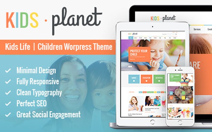 Multipurpose Children WordPress Theme