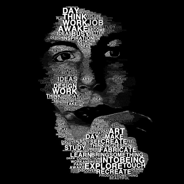 Typography Portrait Typography Portrait