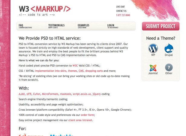 w3markup w3markup