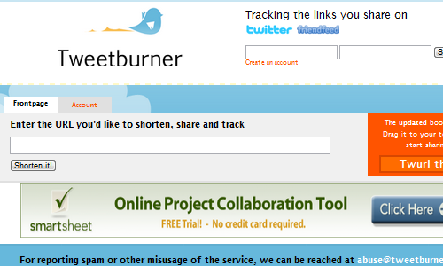 Tweetburner Tweetburner