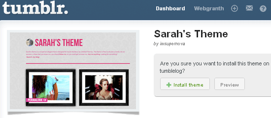 Sarah's-Theme Sarah's-Theme