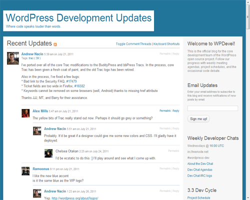 WordPress-Development-Update