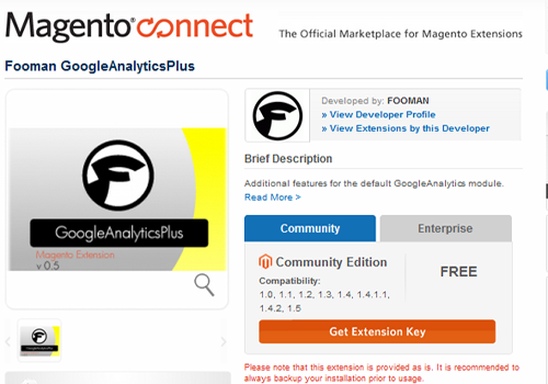 Fooman-GoogleAnalytics