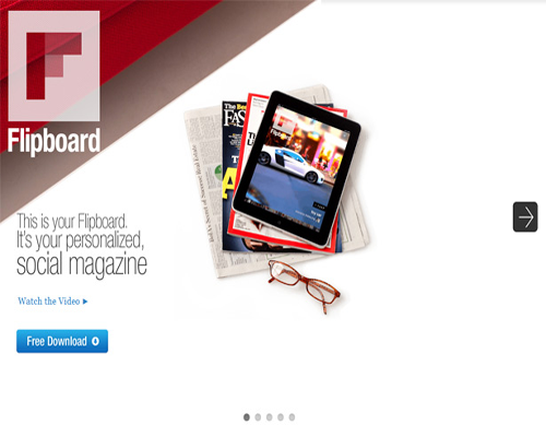Flipboard Flash Website