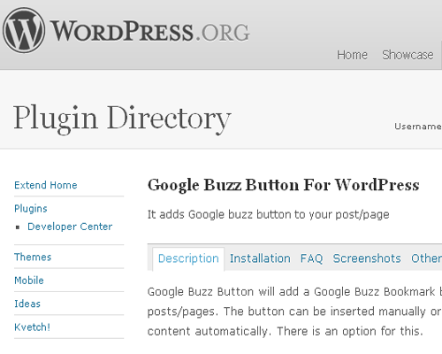 Social Bookmarking Plug-in