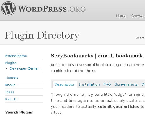 Social Bookmarking Plug-in