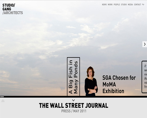 Studio-Gang-Architects Flash Website