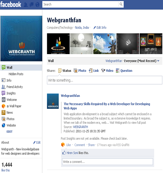 Webgranth-Facebook Webgranth-Facebook