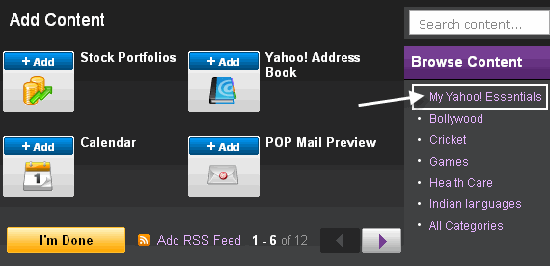 My-Yahoo-Essentials-under My-Yahoo-Essentials-under