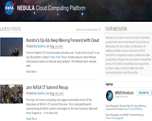 Nebula Cloud Computing Platform