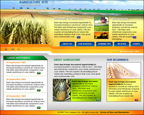 Yellow PSD template2