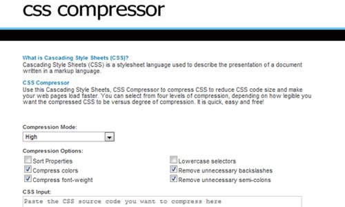CSS Compressor
