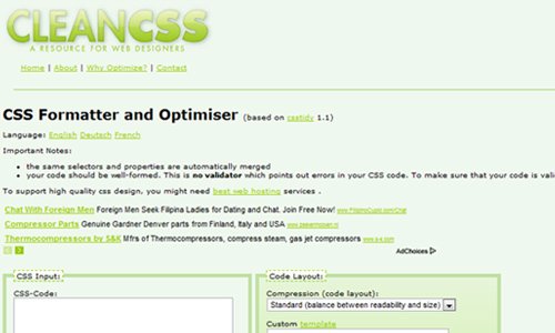 Clean CSS