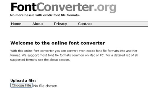 Font Converter